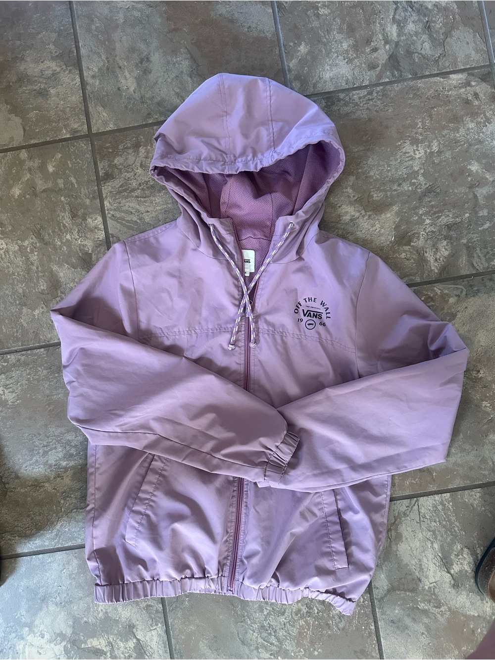 Vans Lavender Hooded Windbreaker Jacket